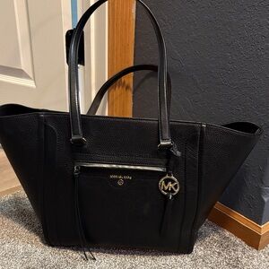 Michael Kors Black Leather Tote